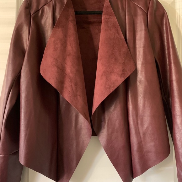 Faux leather and suede jacket - Picture 2 of 3